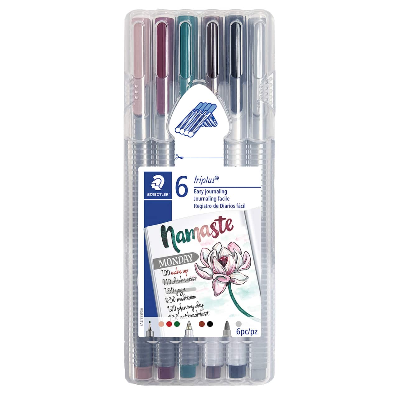 6 Packs: 6 ct. (36 total) Staedtler® Triplus® Easy Journaling Namaste Pens